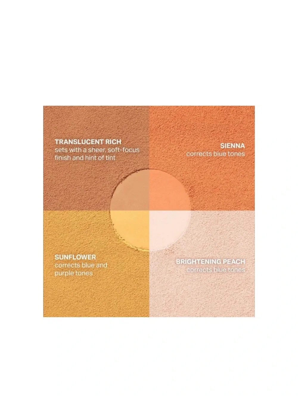 Morphe 4-Shade bake & set loose Powder Quartet — rich harmony